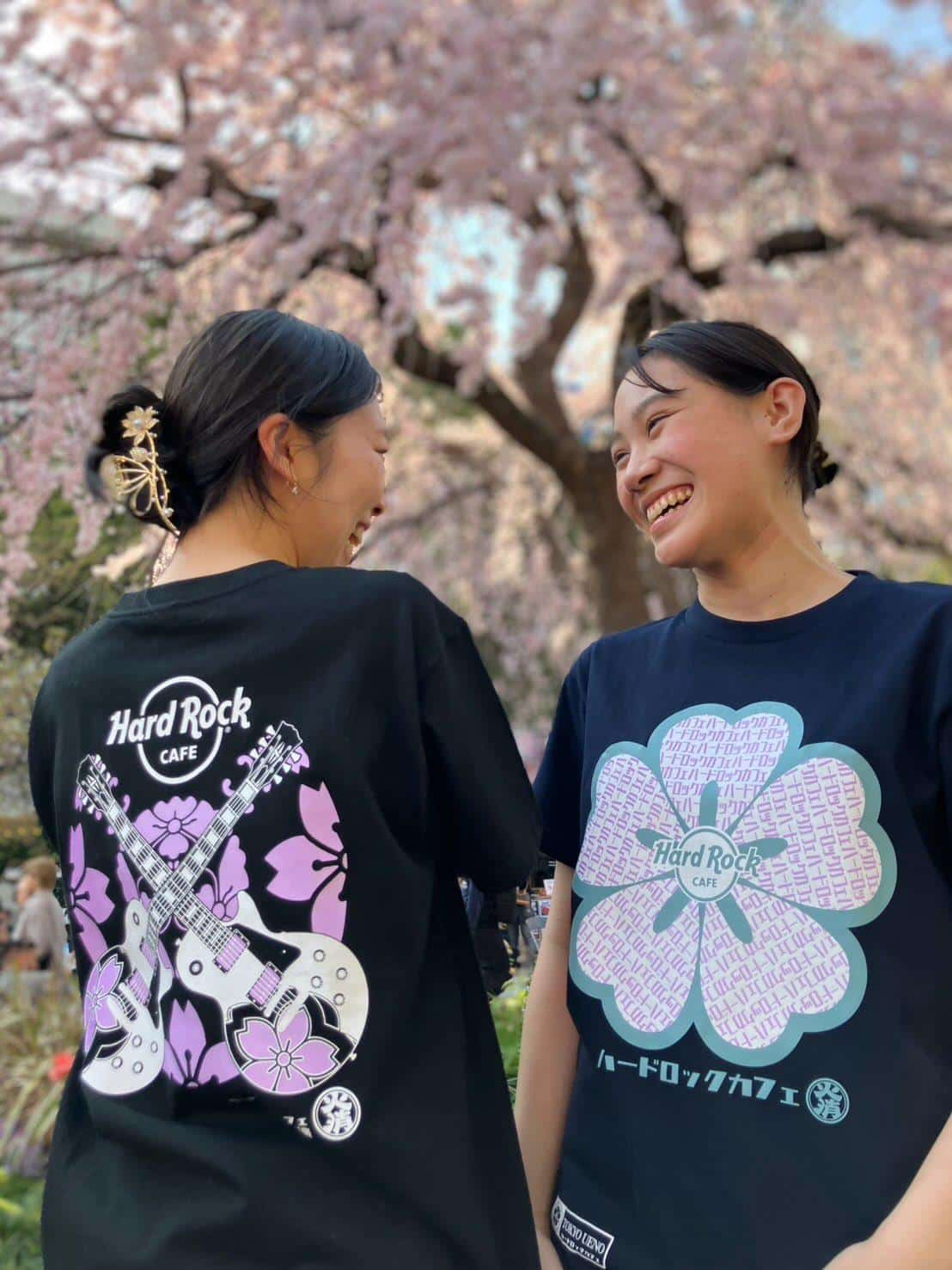 🌸HARD CAFE TOKYO UENO SAKURA TEE＆ CROSS GUITAR TEE👕　　　　　　　…